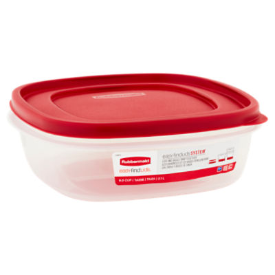 Rubbermaid Brilliance Glass Food Storage Containers Value Pack - 3 Pack  -Clear, 4.7 c - Ralphs