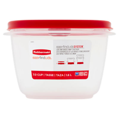 Rubbermaid Easy Find Lids 7.0 Cup Container