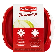 Rubbermaid Take Alongs 1.26 Cups Small Squares Containers & Lids, 5 count