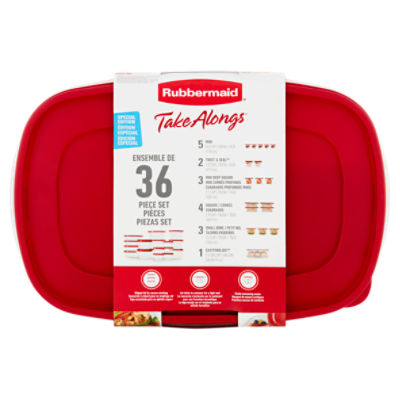 Rubbermaid Take Alongs Containers & Lids Special Edition, 36 count