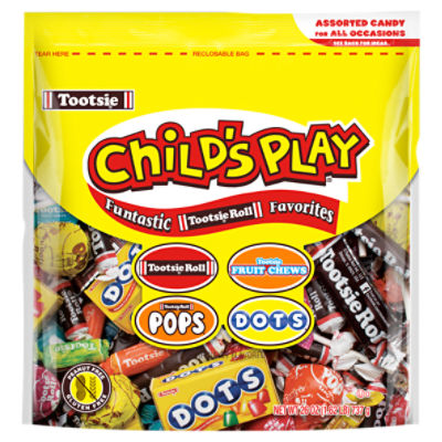 Tootsie Child's Play Funtastic Tootsie Roll Favorites, 26 oz