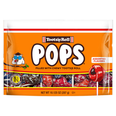 Tootsie Roll Assorted Flavors Pops, 10.125 oz