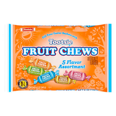 Tootsie 5 Flavor Assortment Fruit Chews, 12 Oz