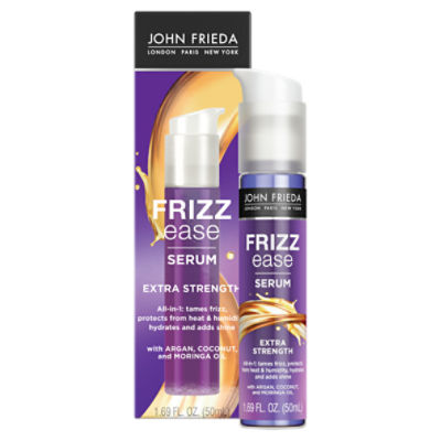 John Frieda Frizz Ease Extra Strength Hair Serum, Nourishing Treatment Argan Oil 1.69 Oz
