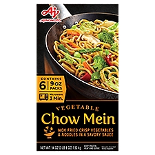 Ajinomoto Vegetable Chow Mein, 9 oz, 6 count