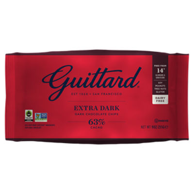 Guittard 63% Cacao Extra Dark Chocolate Chips, 9 oz