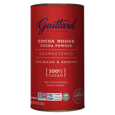 Guittard Unsweetened Cocoa Rouge Cocoa Powder, 8 oz