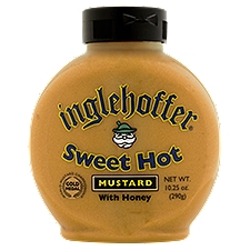 Inglehoffer Mustard, Sweet Hot with Honey, 10.25 Ounce