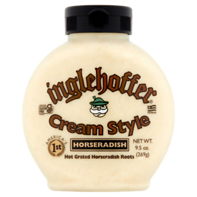 Inglehoffer Cream Style Horseradish, 9.5 oz, 9.5 Ounce