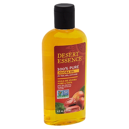 Desert Essence 100% Pure Jojoba Oil, 4 fl oz