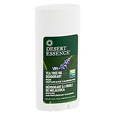 Desert Essence Tea Tree Oil, Deodorant, 2.5 Ounce