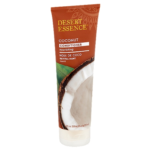 Desert Essence Nourishing Coconut Conditioner, 8 fl oz