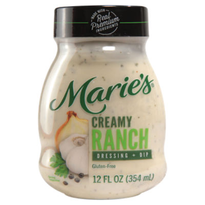 Marie's Creamy Ranch Dressing + Dip, 12 fl oz