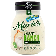 Marie's Creamy Ranch Dressing + Dip, 12 fl oz