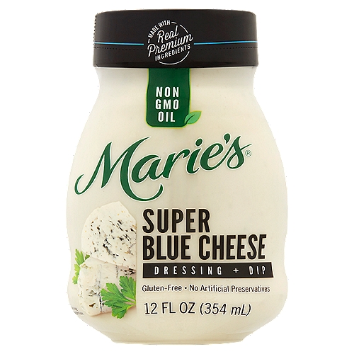 Marie's Super Blue Cheese Dressing + Dip, 12 fl oz