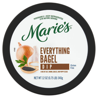Marie's Everything Bagel Dip, 12 oz, 12 Ounce