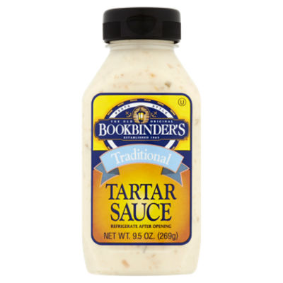 Bookbinder's Traditional Tartar Sauce, 9.5 oz, 9.5 Ounce