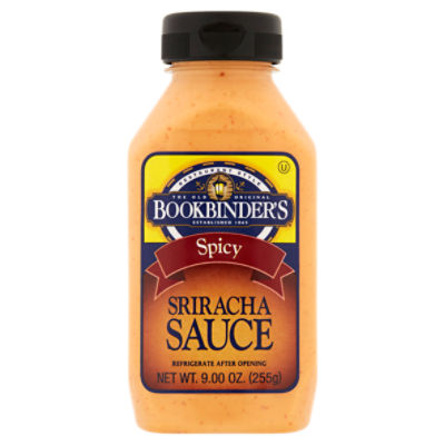 Bookbinder's Spicy Sriracha Sauce, 9.00 oz, 9 Ounce