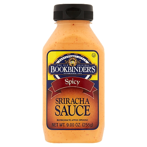 Bookbinder's Spicy Sriracha Sauce, 9.00 oz