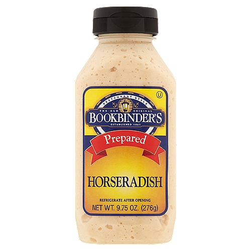 Bookbinder's Prepared Horseradish Sauce, 9.75 oz