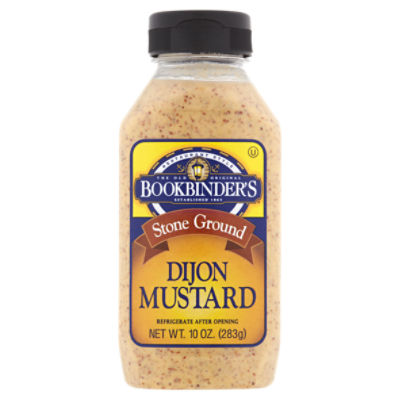 Bookbinder's Stone Ground Dijon Mustard, 10 oz
