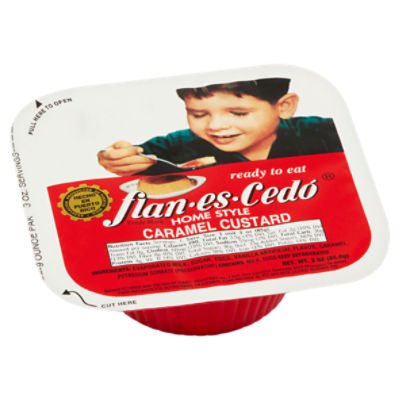 Fian-es-Cedó Home Style Caramel Custard, 3 oz