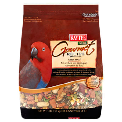 Kaytee Forti-Diet Gourmet Recipe Parrot Food, 5 lb