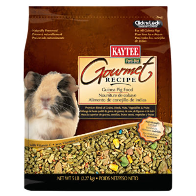 Kaytee Forti Diet Gourmet Recipe Guinea Pig Food 5 lb The Fresh