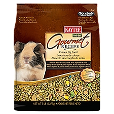 Kaytee Forti-Diet Gourmet Recipe Guinea Pig Food, 5 lb, 5 Pound