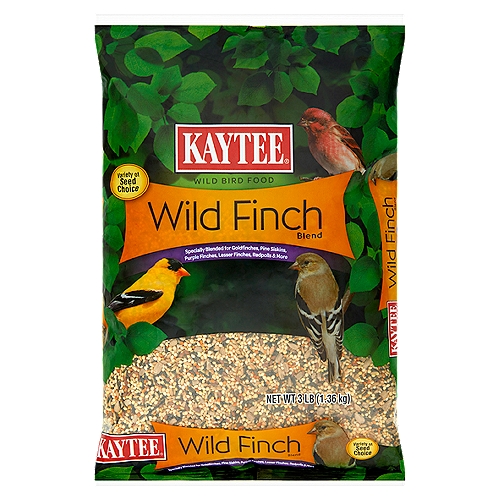 Kaytee Wild Finch Blend Wild Bird Food, 3 lb