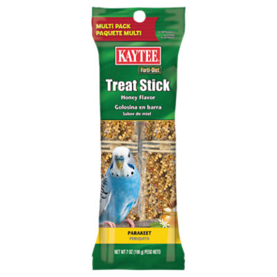 KAYTEE Forti-Diet Parakeet Honey Flavor Treat Stick Multi Pack, 7 oz
