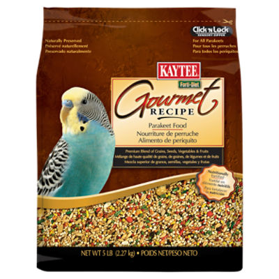 Kaytee Forti-Diet Gourmet Recipe Parakeet Food, 5 lb