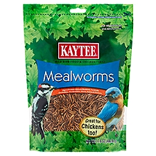 Kaytee Mealworms Wild Bird Food & Chicken Treat, 17.6 oz