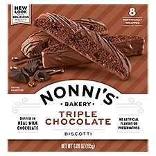 Nonni's Triple Chocolate Biscotti, 8 count, 6.88 oz