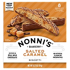 Nonni's Salted Caramel Biscotti, 8 count, 6.72 oz