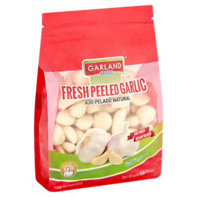 Garland Food Fresh Peeled Garlic, 1 lb