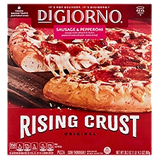 DiGiorno Sausage & Pepperoni Rising Original Crust, Pizza, 30.3 Ounce