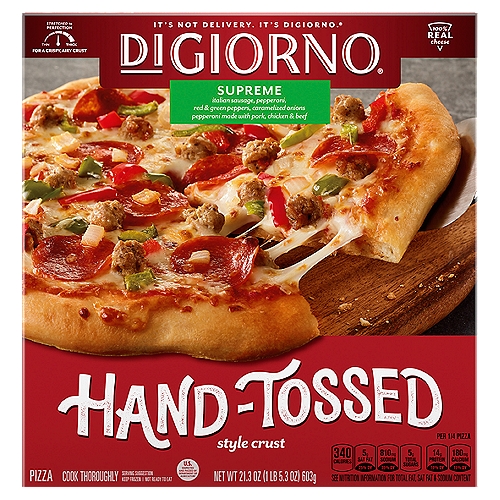 DiGiorno Supreme Hand-Tossed Style Crust Pizza, 21.3 oz