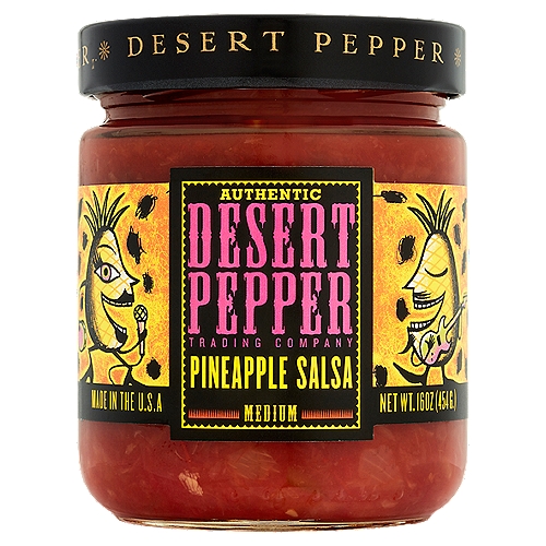 Desert Pepper Trading Company Authentic Medium Pineapple Salsa, 16 oz