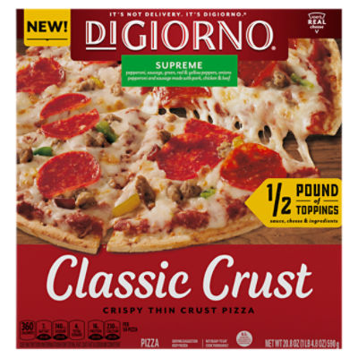 DiGiorno Supreme Classic Crust Pizza, 20.8 oz ShopRite