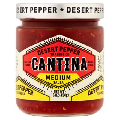 Desert Pepper Trading Co. Cantina Medium Salsa, 16 oz, 16 Ounce