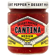Desert Pepper Trading Company Vegan Cantina Salsa - Medium, 16 Ounce