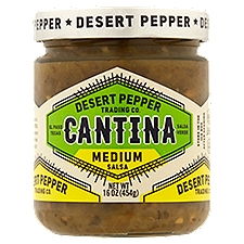 Desert Pepper Trading Company Vegan Verde Cantina Salsa - Medium, 16 Ounce