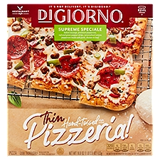 DiGiorno Pizzeria! Pizza, Supreme Speciale Thin Hand-Tossed Style Crust, 18.8 Ounce
