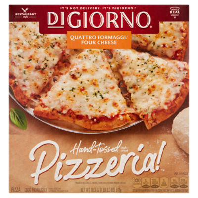 DiGiorno Pizzeria! Four Cheese Hand-Tossed Style Crust Pizza, 18.3 oz