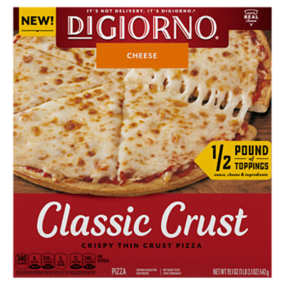 DiGiorno Classic Crust Cheese Pizza, 19.1 oz, 19.1 Ounce