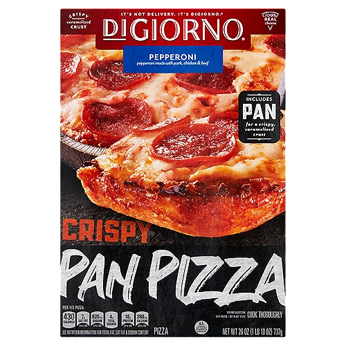 DiGiorno Pepperoni Crispy Pan Pizza, 26 oz