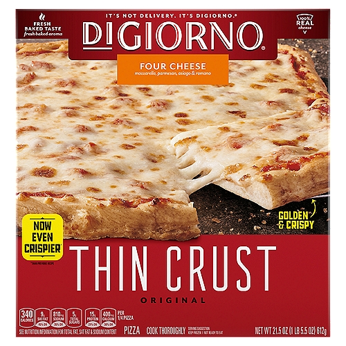 DiGiorno Four Cheese Original Thin Crust Pizza, 21.5 oz