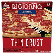 DiGiorno Pepperoni Thin Crust Original Pizza, 16.9 oz