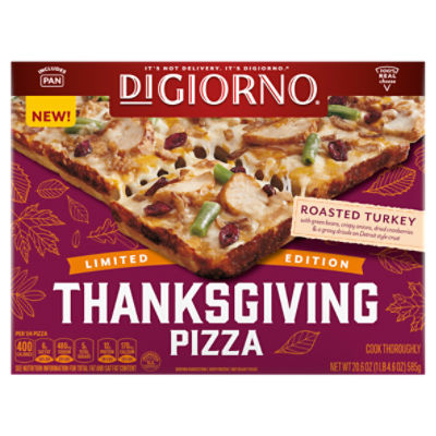 DiGiorno Roasted Turkey Thanksgiving Pizza Limited Edition, 20.6 oz